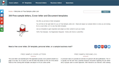 Desktop Screenshot of free-sample-letter.com